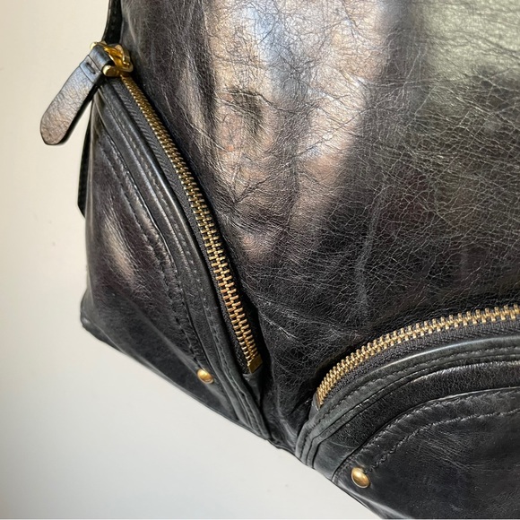 ❤️ SOLD ❤️ Cole Haan Leather Bag Adjustable Shoulder Strap Long Short Black EUC - Picture 5 of 9